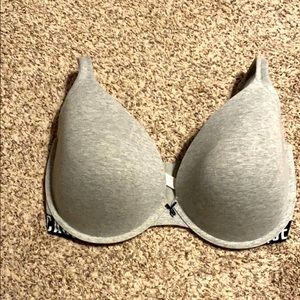 Cotton Plunge Bra
